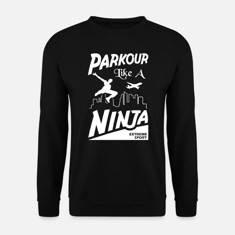 Parkour comme un Ninja - Sweat-shirt Unisexe - noir