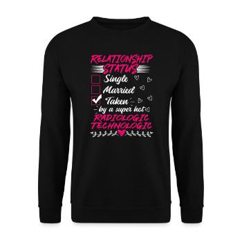 Drôle sa et sa technologie radiologique - Sweat-shirt Unisexe - noir - Devant - Alina (178cm) & Michal (187cm)