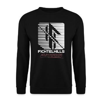 Fichtelhills VTT VTT - Sweat-shirt Unisexe - noir - Devant - Alina (178cm) & Michal (187cm)