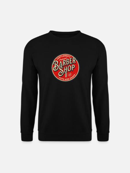 Barberia Shop Classique - Sweat-shirt Unisexe - noir