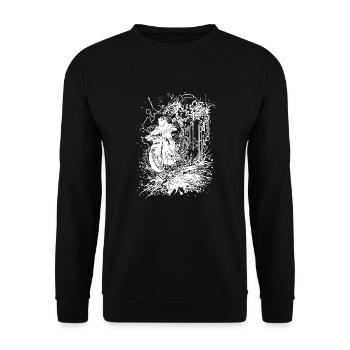 Offroad Splash Style Rennsport Geländefahrt - Unisex Pullover - Schwarz - Vorne - Alina (178cm) & Michal (187cm)