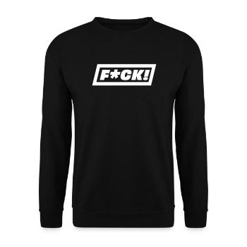 ! - Sweat-shirt Unisexe - noir - Devant - Alina (178cm) & Michal (187cm)
