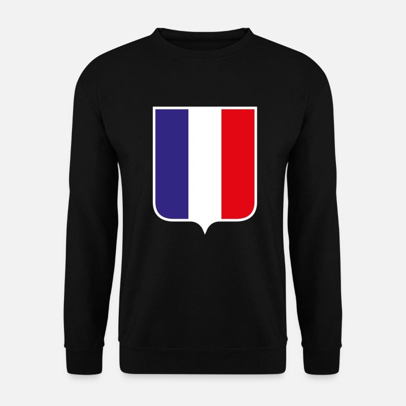 France - Unisex Pullover - Schwarz