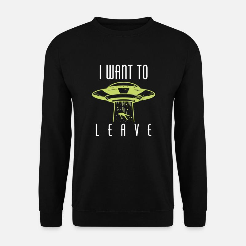 Je veux partir - Sweat-shirt Unisexe - noir