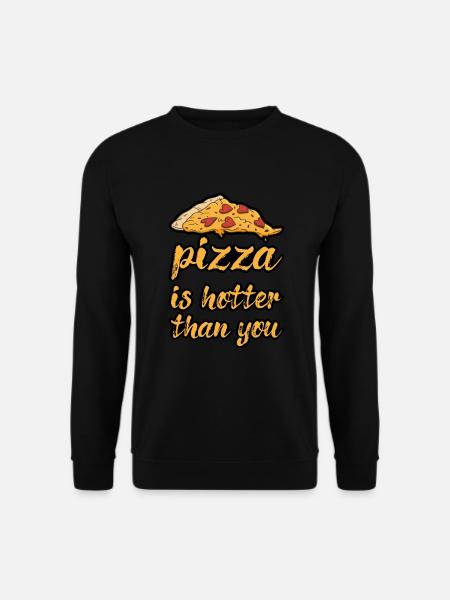 Pizza - Unisex Sweatshirt - black