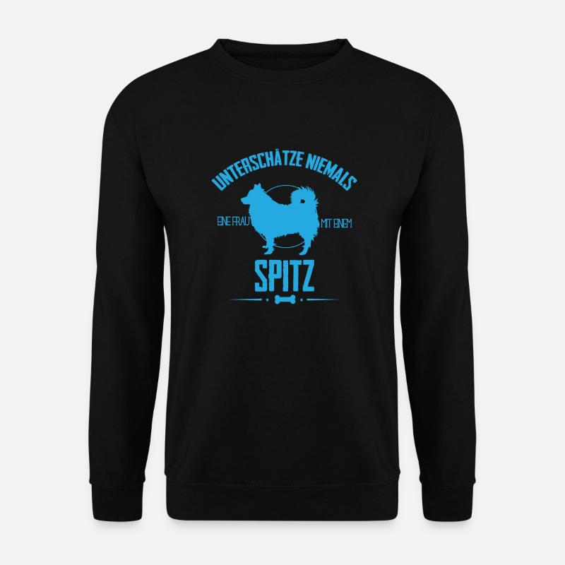 Spitz Shirt-Unterschätze Frau - Unisex Pullover - Schwarz