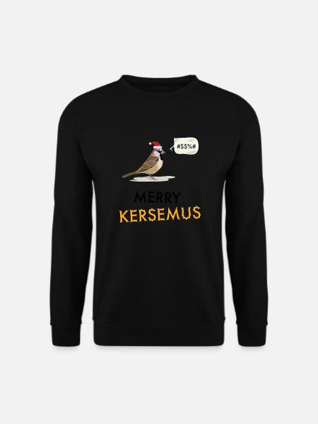 kersemus - Uniseks sweater - zwart