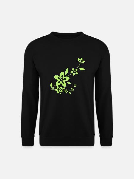 Blume - Unisex Pullover - Schwarz