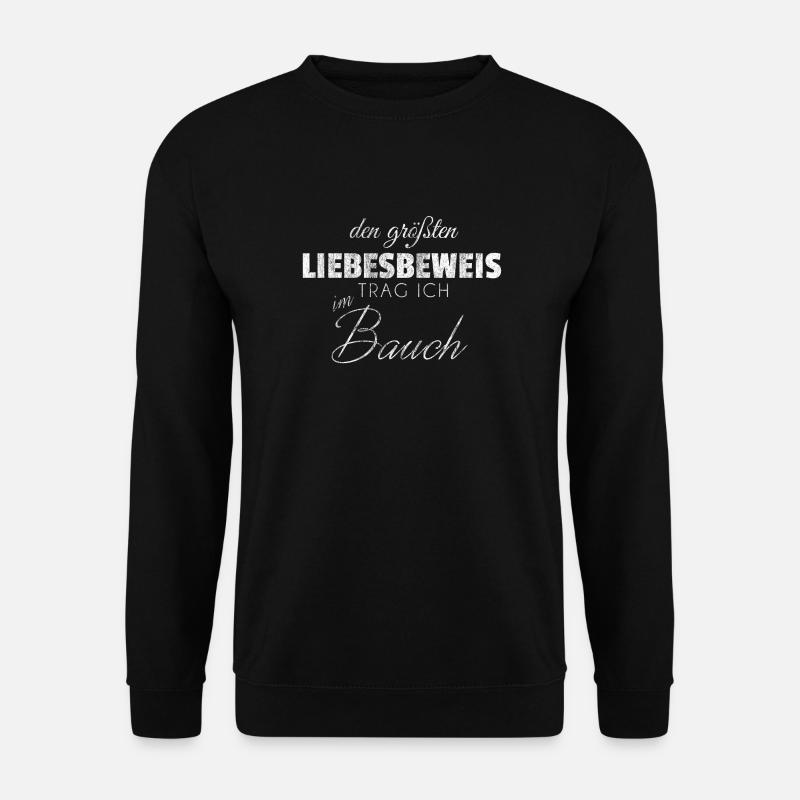 Geschenk Schwangere Frau Schwanger Schwangerschaft - Unisex Pullover - Schwarz