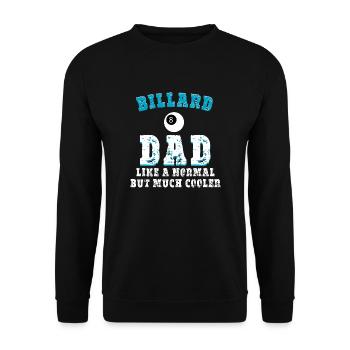 Billard - Unisex Pullover - Schwarz - Vorne - Alina (178cm) & Michal (187cm)