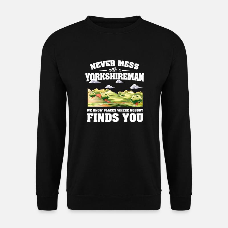 Countries Yorkshire - Unisex Pullover - Schwarz