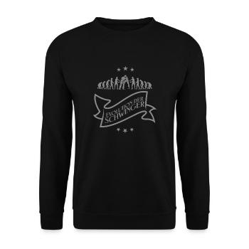 schwingen, schwinger evolution - Unisex Pullover - Schwarz - Vorne - Alina (178cm) & Michal (187cm)