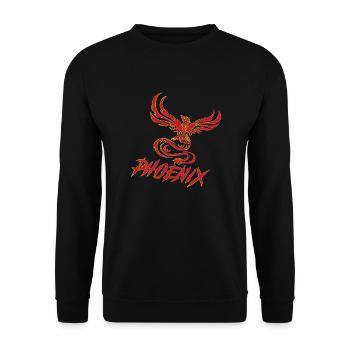Phönix - Unisex Pullover - Schwarz - Vorne - Alina (178cm) & Michal (187cm)