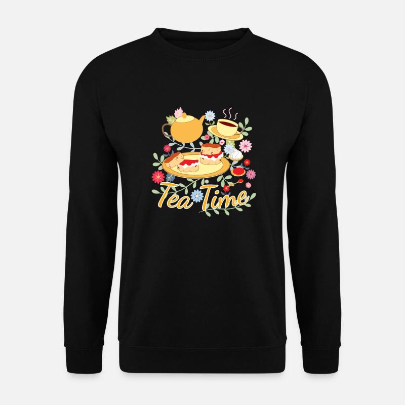 Tea Time - Unisex Sweatshirt - black