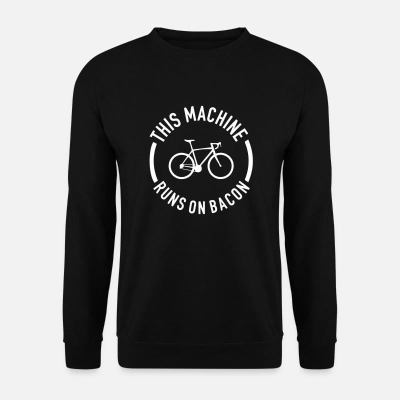 This Machine Runs On Bacon - Unisex Sweatshirt - black