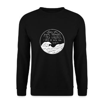 With You - Unisex Pullover - Schwarz - Vorne - Alina (178cm) & Michal (187cm)