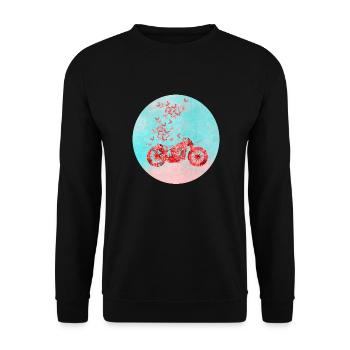 Adventure - Unisex Pullover - Schwarz - Vorne - Alina (178cm) & Michal (187cm)