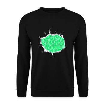 bday geburtstagsgeschenkidee witzig geschenkidee - Unisex Pullover - Schwarz - Vorne - Alina (178cm) & Michal (187cm)