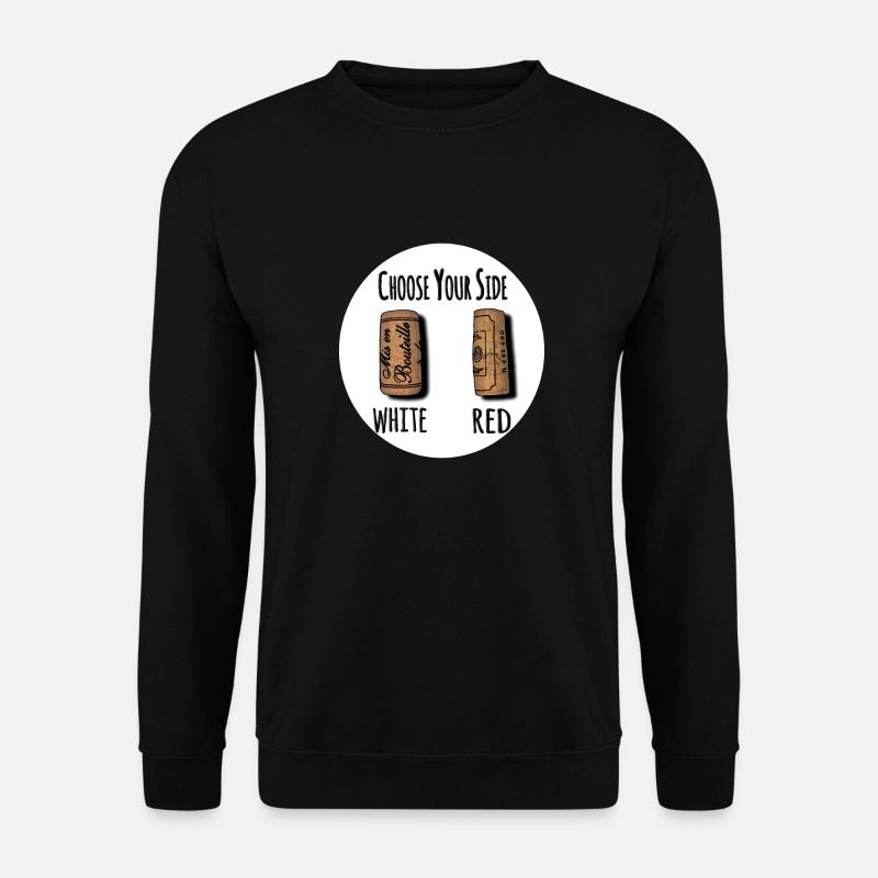 Two caps - Unisex Sweatshirt - black