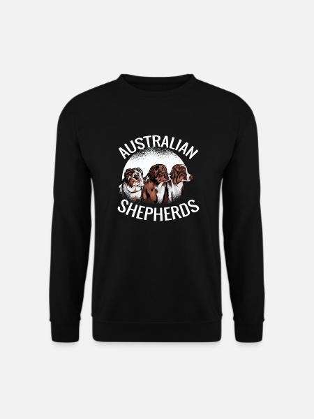 Australian Shepherd Hundebesitzer Hundeliebhaber - Unisex Pullover - Schwarz