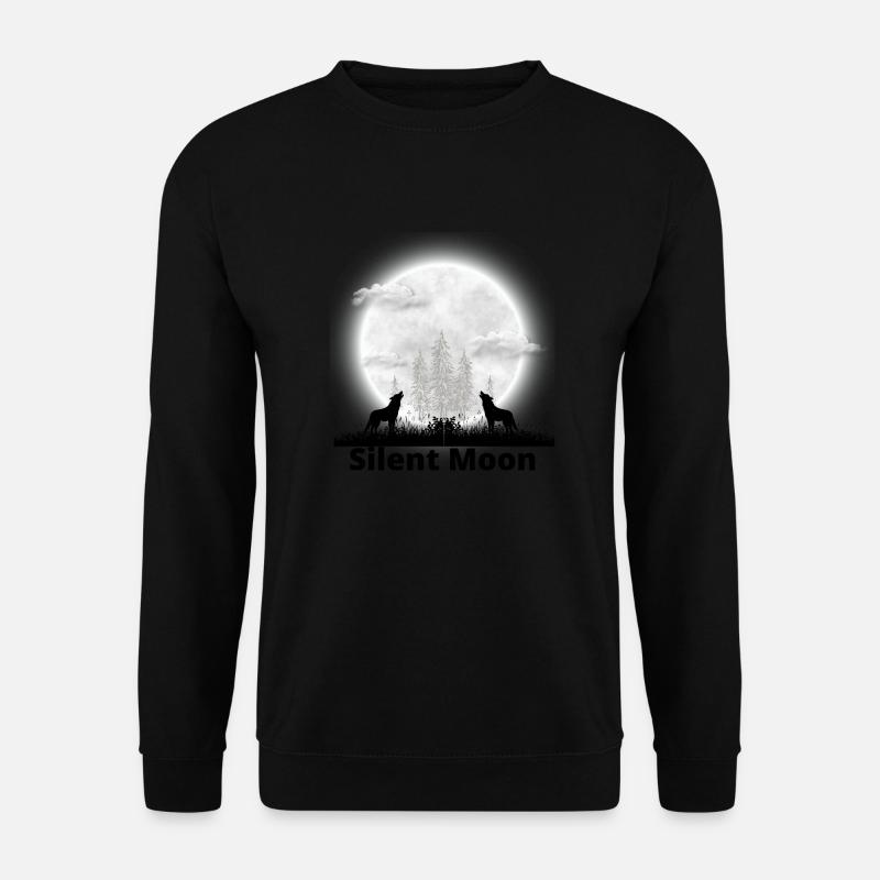 Silent Moon - Unisex Pullover - Schwarz