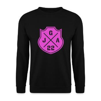 JGA 22 Junggesellenabschied Team Braut - Unisex Pullover - Schwarz - Vorne - Alina (178cm) & Michal (187cm)