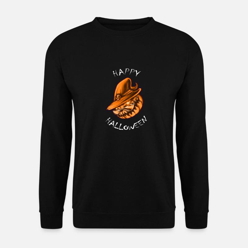 Happy Halloween Pumpkin - Unisex Pullover - Schwarz