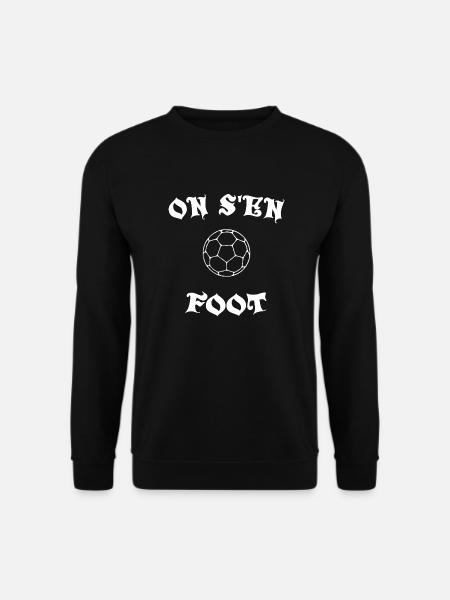 Humour,on s'en foot - Sweat-shirt Unisexe - noir