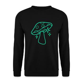 Pilz - Unisex Pullover - Schwarz - Vorne - Alina (178cm) & Michal (187cm)