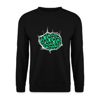 bière potelée ours cool humour barbu hommes - Sweat-shirt Unisexe - noir - Devant - Alina (178cm) & Michal (187cm)