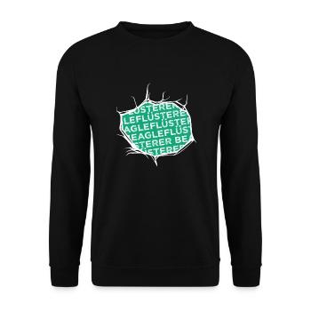 lustig weihnachten geburtstagsgeschenkidee terrier - Unisex Pullover - Schwarz - Vorne - Alina (178cm) & Michal (187cm)