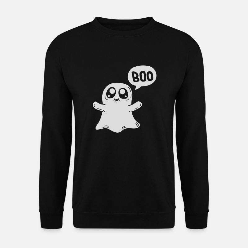 Effrayant Boo Ghost - Sweat-shirt Unisexe - noir