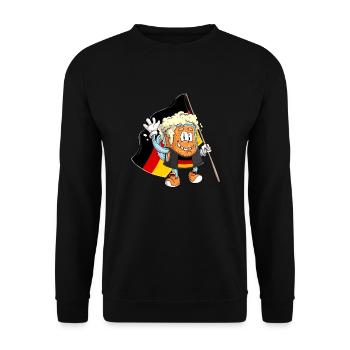 Beer fan of Germany - Unisex Sweatshirt - black - Front - Alina (178cm) & Michal (187cm)