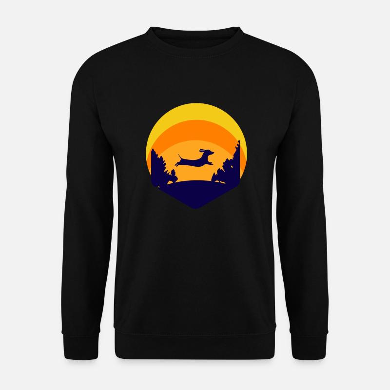 Hund Dog - Unisex Pullover - Schwarz
