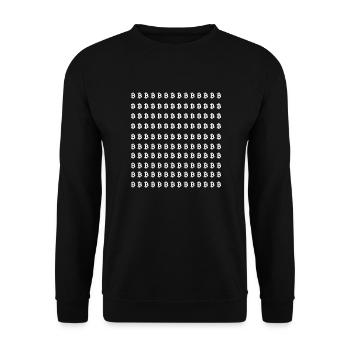 Bitcoin Trading Crypto Aktien - Unisex Pullover - Schwarz - Vorne - Alina (178cm) & Michal (187cm)