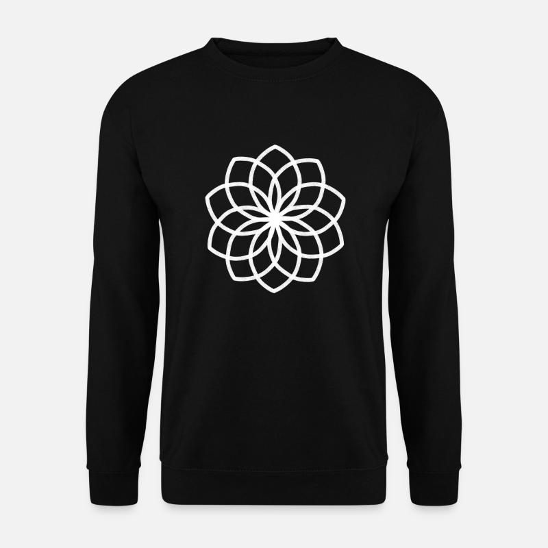 Traumfänger Blume - Unisex Pullover - Schwarz