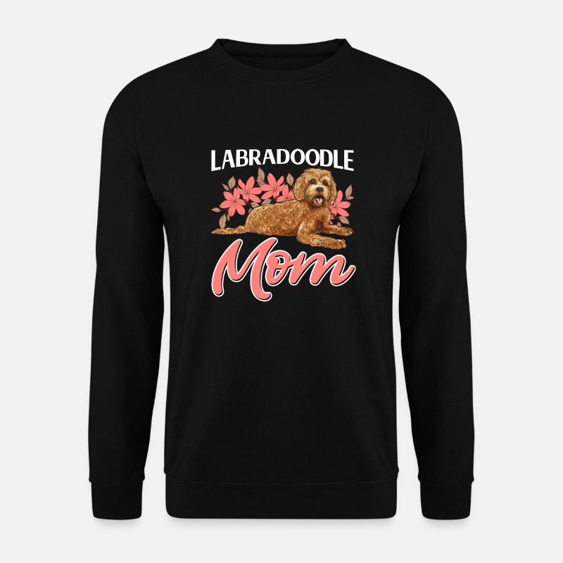Labradoodle Dog - Unisex Sweatshirt - black