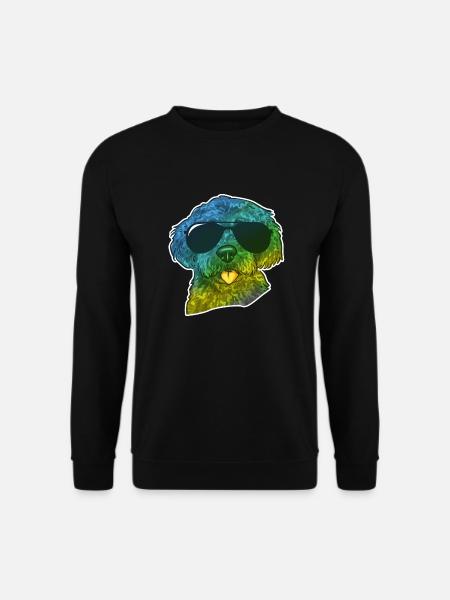 Labradoodle Dog - Unisex Sweatshirt - black