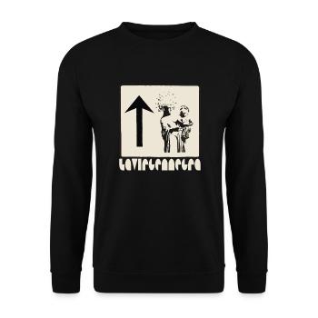 Madonna negra - Unisex Pullover - Schwarz - Vorne - Alina (178cm) & Michal (187cm)