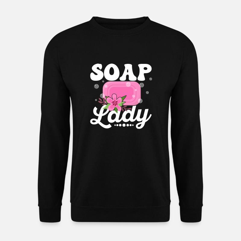 Soap Lady Soapmaking Soapmaker - Unisex Sweatshirt - black
