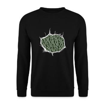 Emperor Penguin Emperor Citation amusante - Sweat-shirt Unisexe - noir - Devant - Alina (178cm) & Michal (187cm)