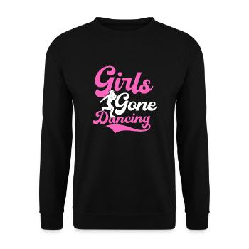 Girls Gone Dancing Linedancing Femme - Sweat-shirt Unisexe - noir - Devant - Alina (178cm) & Michal (187cm)