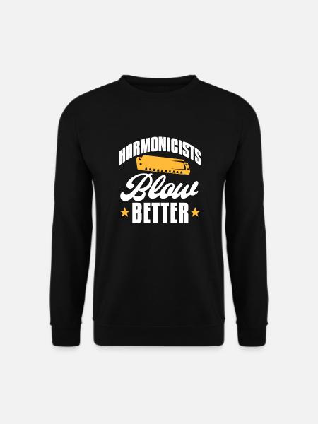 Harmonicists blow better - Unisex Sweatshirt - black