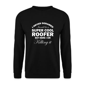 Artisan bricoleur Artisan Artisan Outil Construction - Sweat-shirt Unisexe - noir - Devant - Alina (178cm) & Michal (187cm)