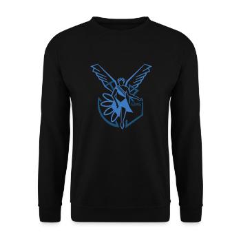 Widerstand STRG Reims-Anomalie - Unisex Pullover - Schwarz - Vorne - Alina (178cm) & Michal (187cm)