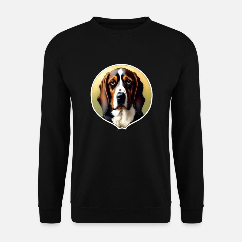 Basset Hound - Unisex Pullover - Schwarz