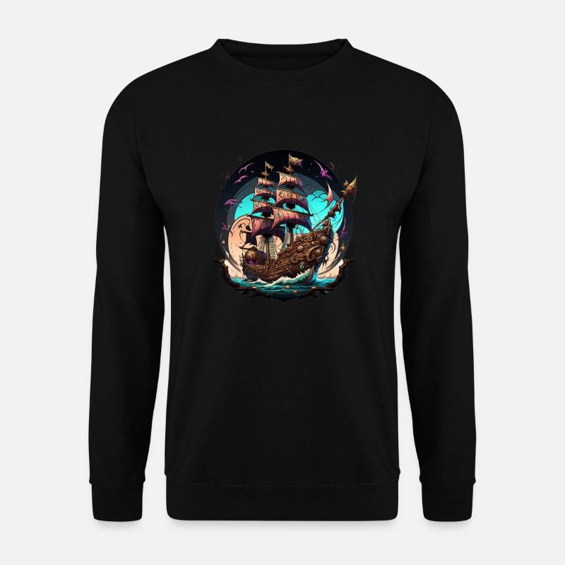Pirate ship - Unisex Pullover - Schwarz