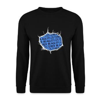 hundeliebhaber zitat hundehalter - Unisex Pullover - Schwarz - Vorne - Alina (178cm) & Michal (187cm)