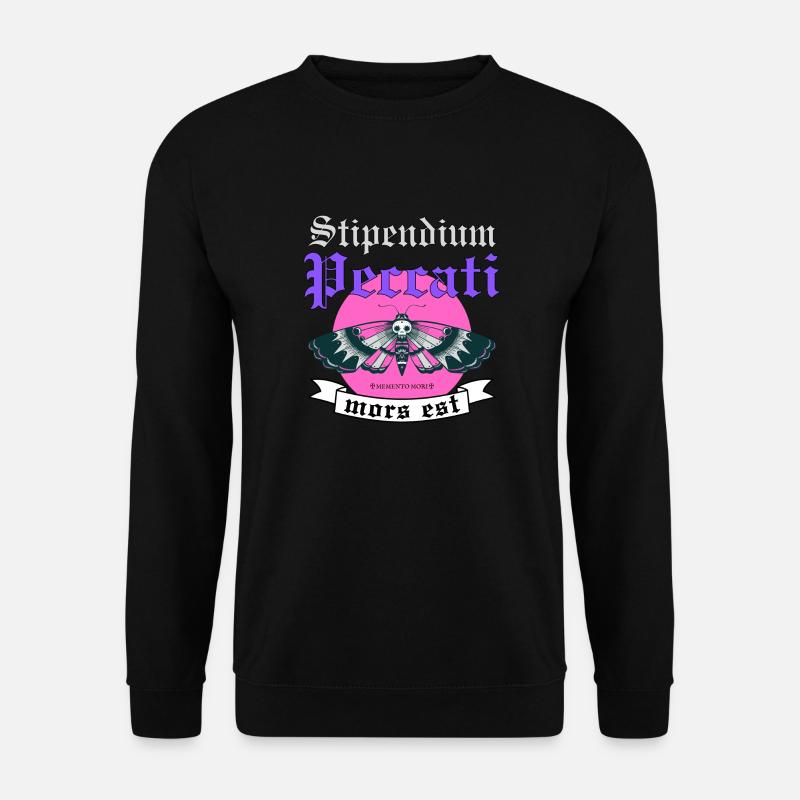 Gothic Schmetterling Shirt - Unisex Pullover - Schwarz