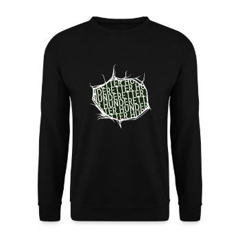 lustiger spruch umweltschutz geschenkidee - Unisex Pullover - Schwarz - Vorne - Alina (178cm) & Michal (187cm)